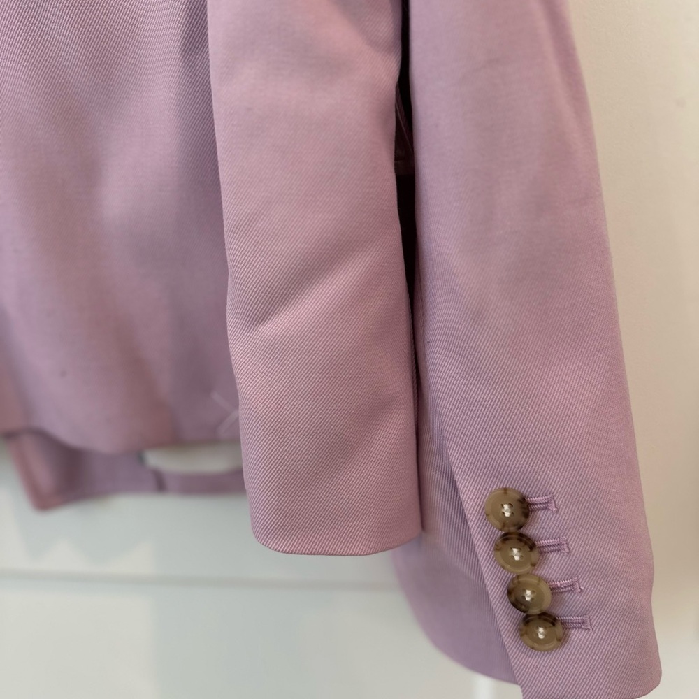 J.Crew NWT Shrunken Blazer Lavender Wool Blend Size 16 - Picture 8 of 9
